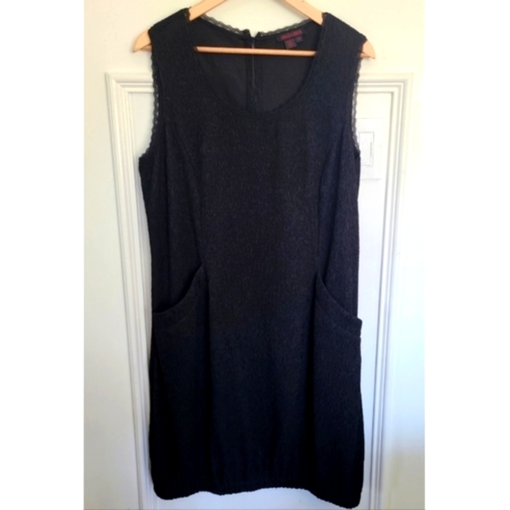 Simon Chang lace trim dress‎